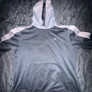 Champion Men's Two-Tone Black & Gray Hoodie